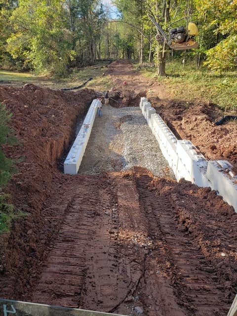 Excavation work by DeLuca Brothers Construction