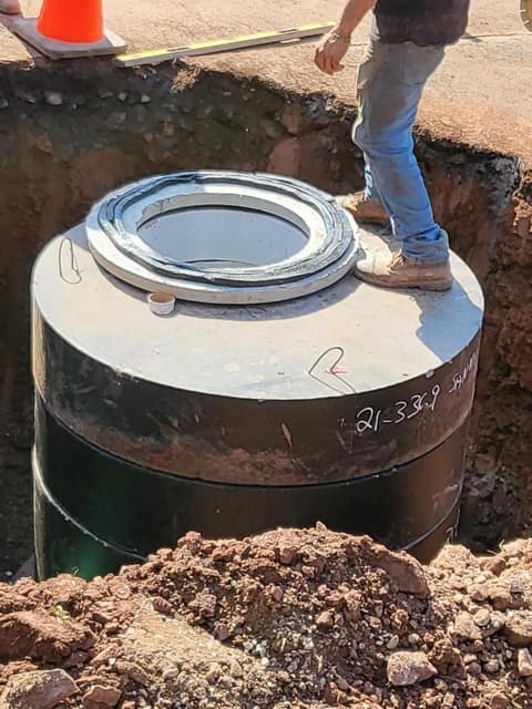 Excavation work by DeLuca Brothers Construction