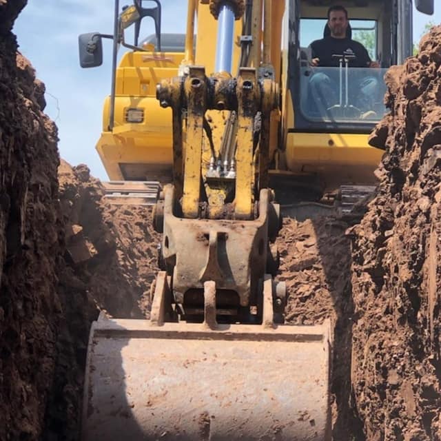 Excavation work by DeLuca Brothers Construction