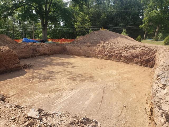 Excavation work by DeLuca Brothers Construction