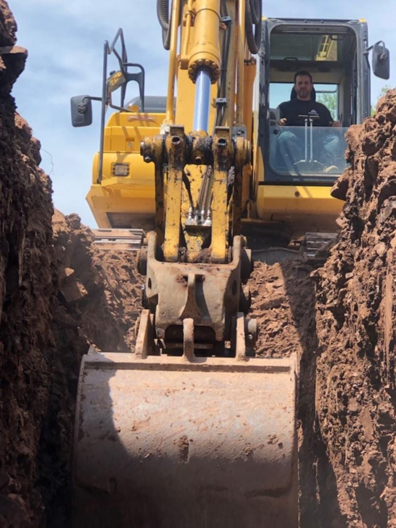 Excavation work by DeLuca Brothers Construction