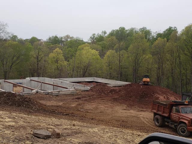 Excavation work by DeLuca Brothers Construction