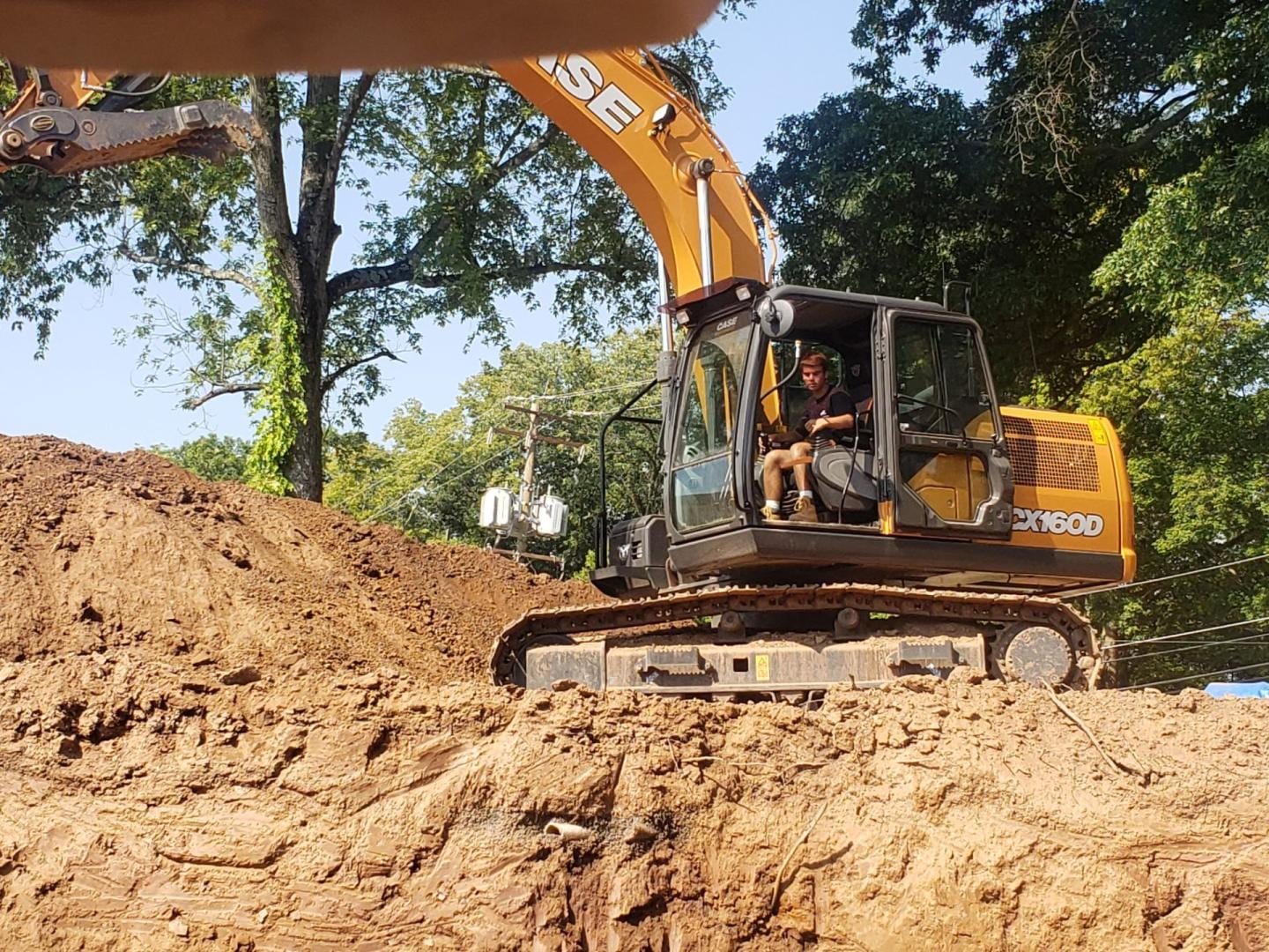 Excavation work by DeLuca Brothers Construction