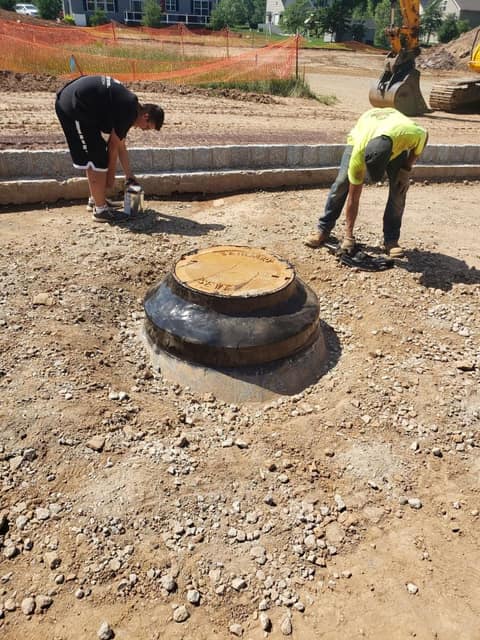 Excavation work by DeLuca Brothers Construction