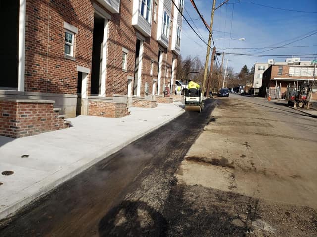 Paving work by DeLuca Brothers Construction