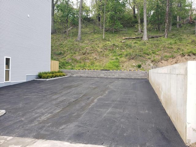 Paving work by DeLuca Brothers Construction