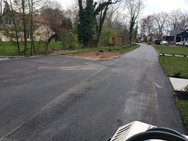 Paving work by DeLuca Brothers Construction