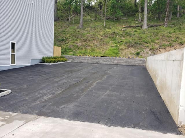 Paving work by DeLuca Brothers Construction