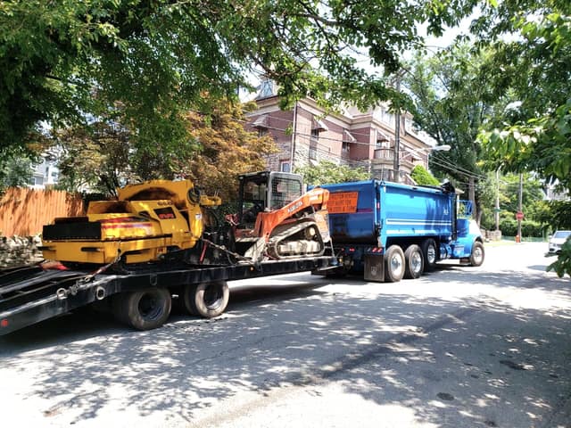Paving work by DeLuca Brothers Construction