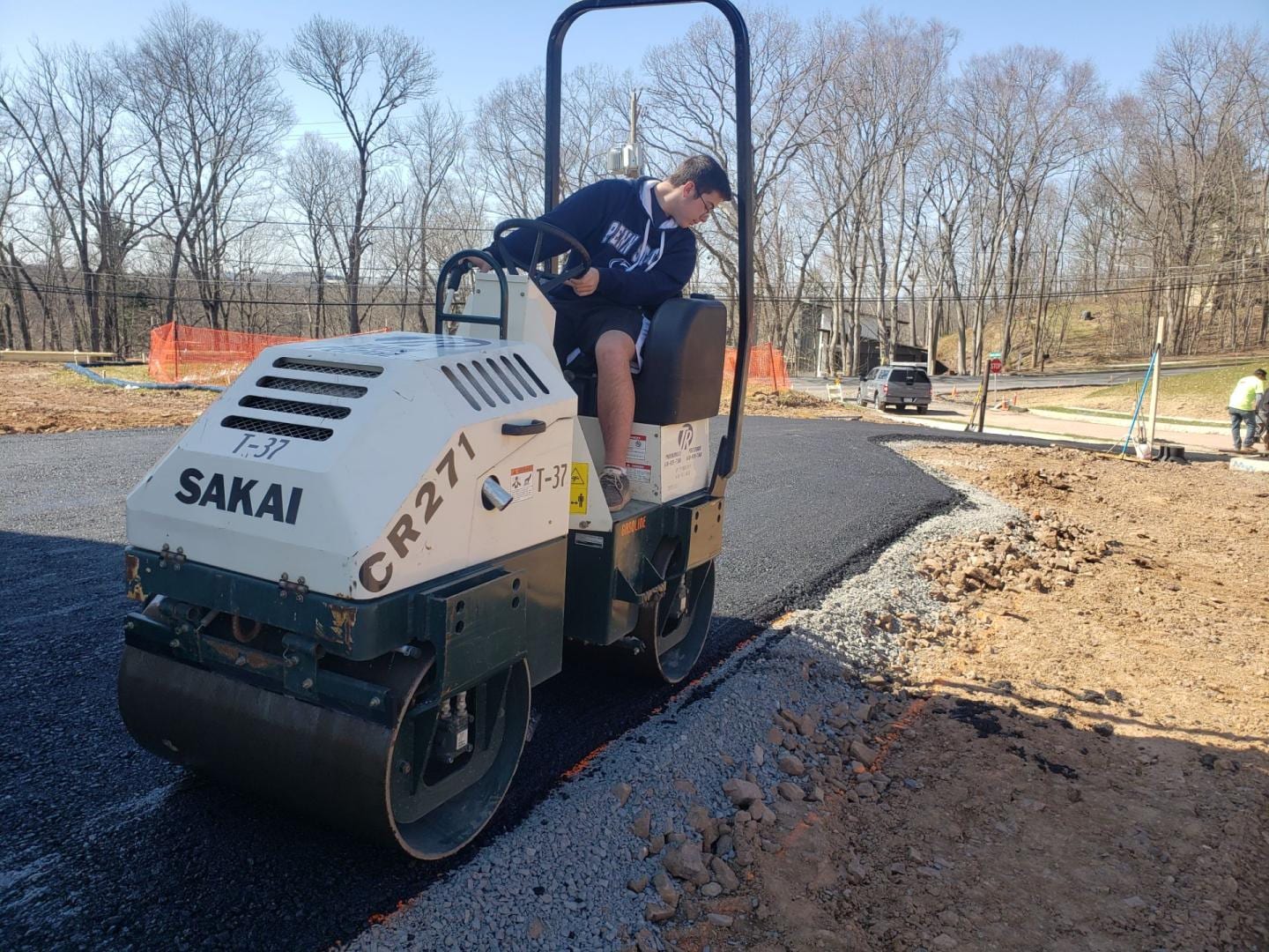 Paving work by DeLuca Brothers Construction