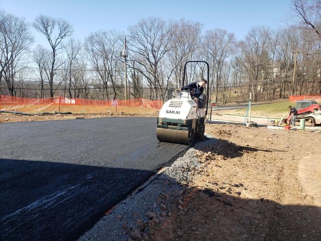 Paving work by DeLuca Brothers Construction