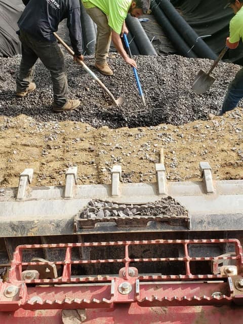 Water Systems work by DeLuca Brothers Construction