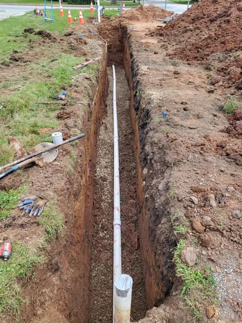 Water Systems work by DeLuca Brothers Construction