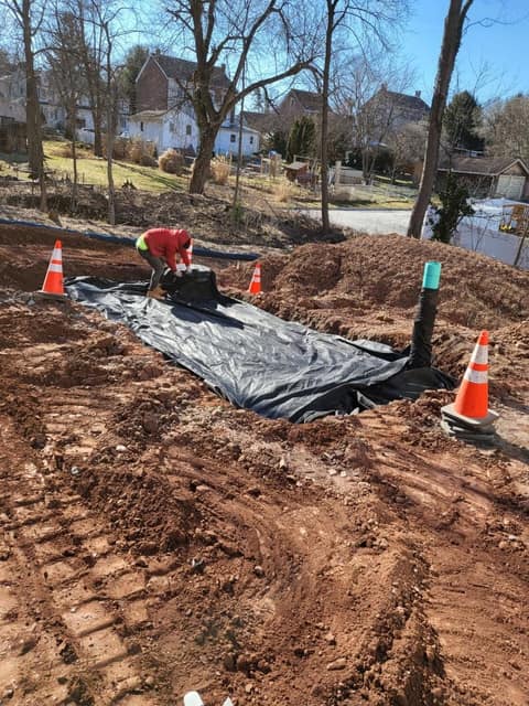 Water Systems work by DeLuca Brothers Construction
