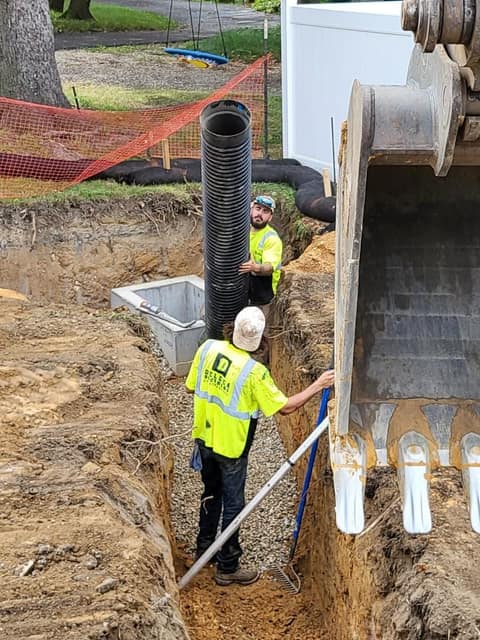Water Systems work by DeLuca Brothers Construction