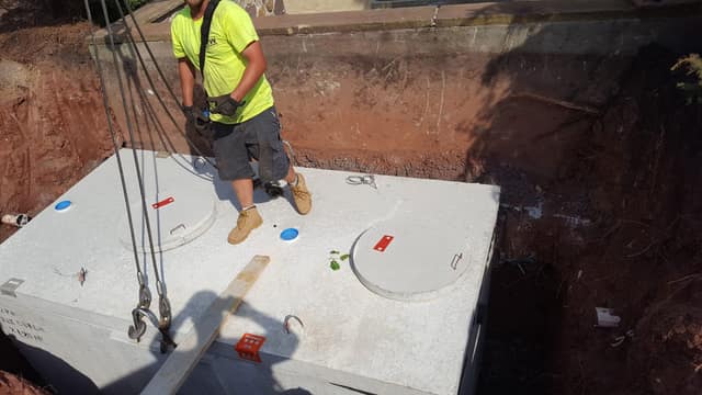 Septic Systems work by DeLuca Brothers Construction