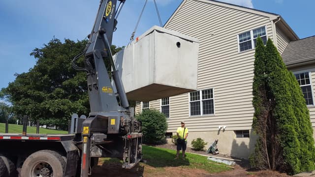 Septic Systems work by DeLuca Brothers Construction