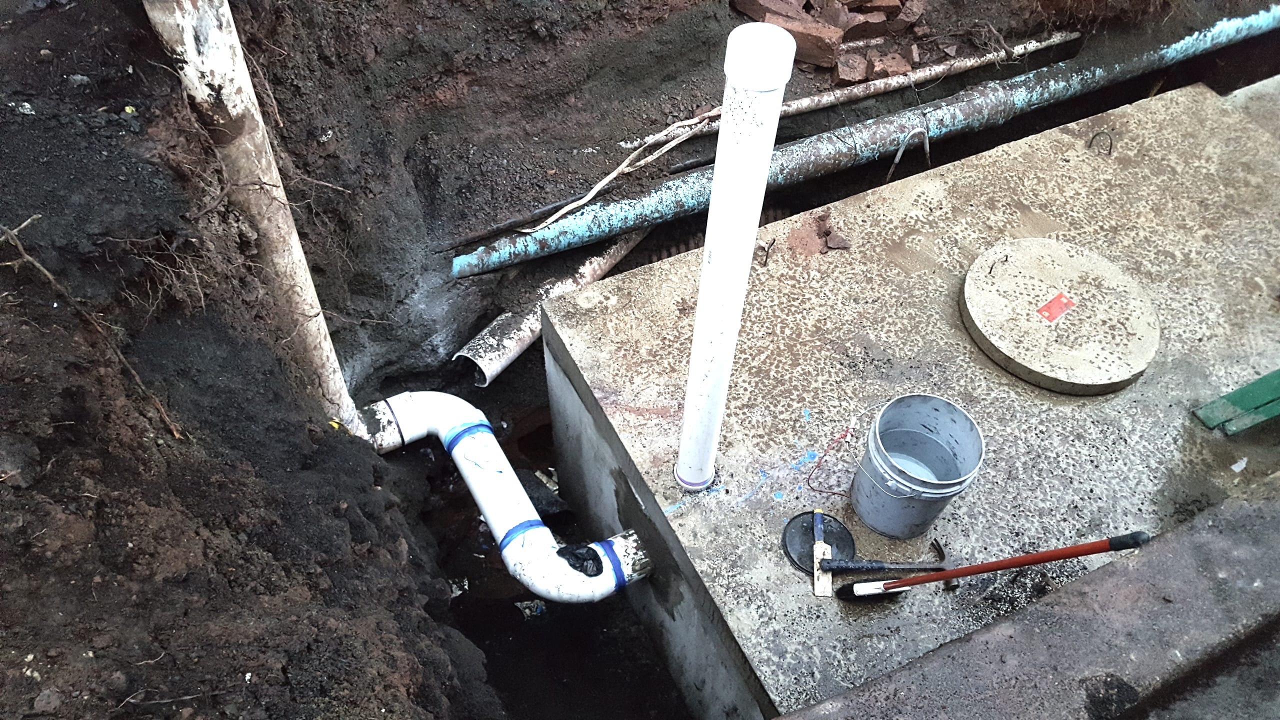 Septic Systems work by DeLuca Brothers Construction