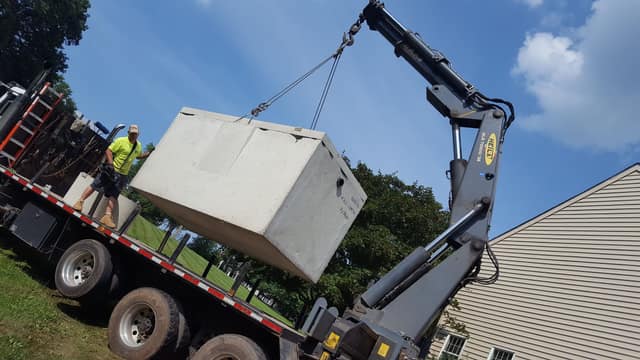 Septic Systems work by DeLuca Brothers Construction