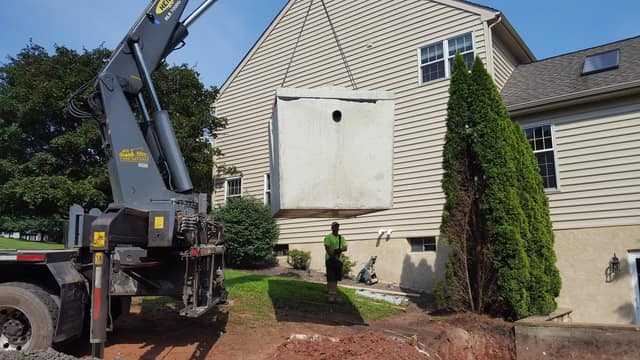 Septic Systems work by DeLuca Brothers Construction