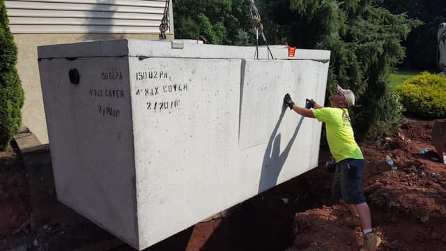 Septic Systems work by DeLuca Brothers Construction