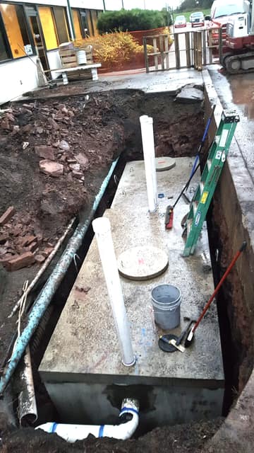 Septic Systems work by DeLuca Brothers Construction